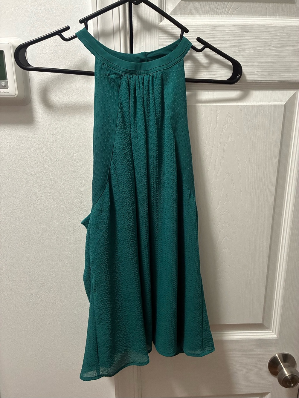 Teal Green Halter Neck Blouse